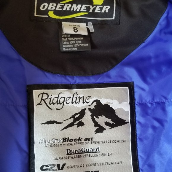 Obermeyer Insulated Ski Jacket with Hood - Picture 10 of 13